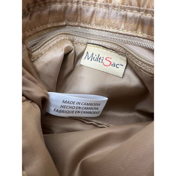 Multi Sac Floral Crossbody Bag With Adjustable Strap & Zippered Pockets Boho - Picture 8 of 11